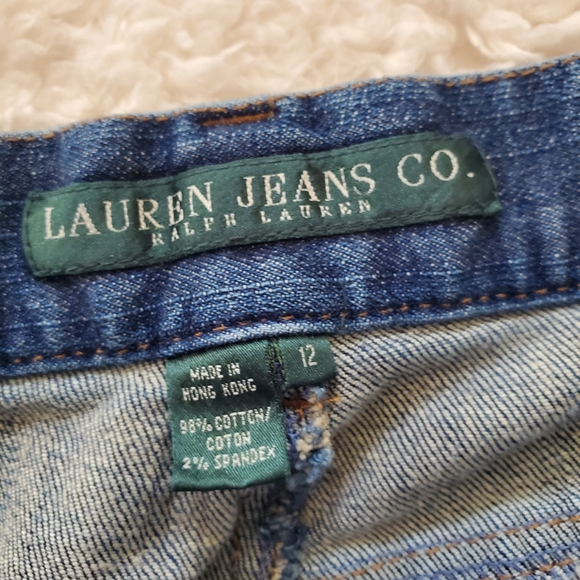 Vintage Lauren Jean Co BEADED Jeans. Size 12.